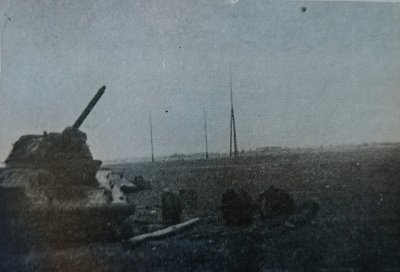 Czołg średni T-34/76 obrazca 1942, spalony