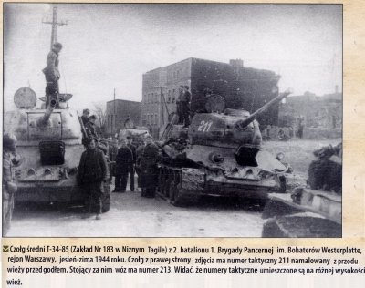 Czołg średni T-34/85 fabr. nr. 183 w Niżnim Tag