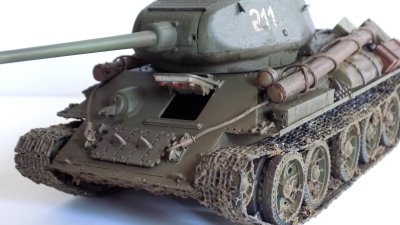 Czołg średni T-34/85 fabr. nr. 183 w Niżnim Tag