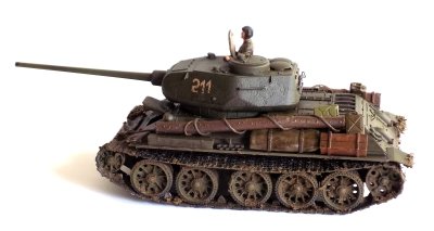 Czołg średni T-34/85 fabr. nr. 183 w Niżnim Tag