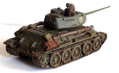 Czołg średni T-34/85 fabr. nr. 183 w Niżnim Tag