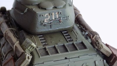 Czołg średni T-34/85 fabr. nr. 183 w Niżnim Tag
