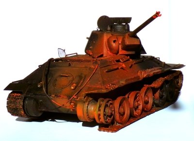 T-34 76 obrazca 1943 z wieżyczką obserwacyjną d