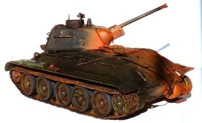 T-34 76 obrazca 1943 z wieżyczką obserwacyjną d