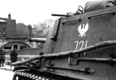 Ciężkie działo pancerne ISU-122.
