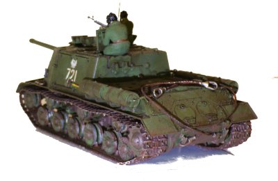 Ciężkie działo pancerne ISU-122.