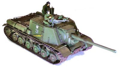 Ciężkie działo pancerne ISU-122.