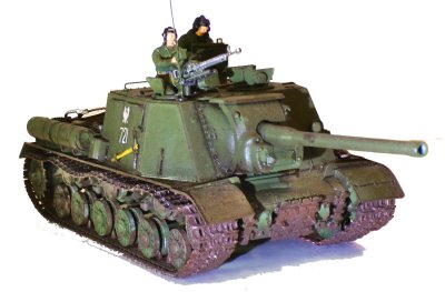 Ciężkie działo pancerne ISU-122.