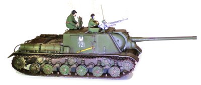 Ciężkie działo pancerne ISU-122.