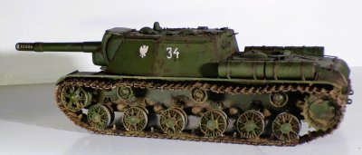 Ciężkie działo pancerne SU-152.