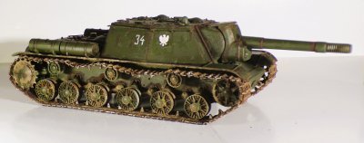Ciężkie działo pancerne SU-152.
