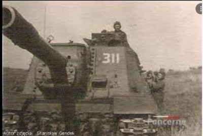 Działo pancerne ISU-152.