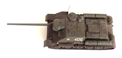 Działo pancerne SU-100.