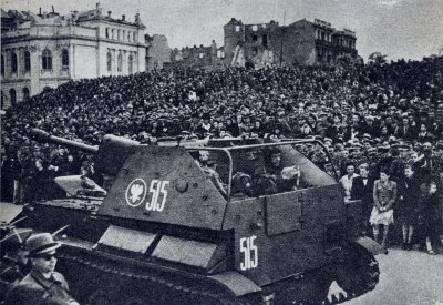 Działo samobieżne SU-76M.