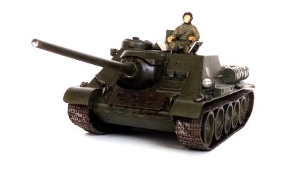 Średnie działo pancerne SU-100.