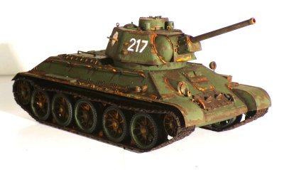 Czołg średni T-34/76 pomnik w Studziankach Panc.