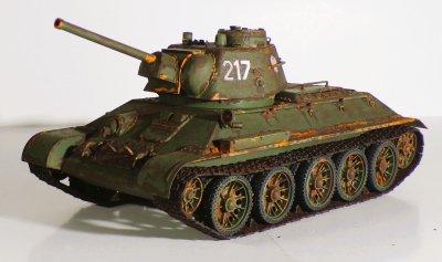 Czołg średni T-34/76 pomnik w Studziankach Panc.