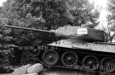 Czołg średni T-34/85 z pomnika w Gdańsku.