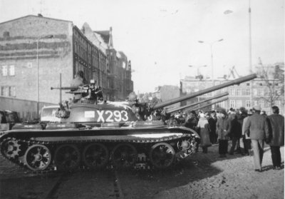 Czołg średni T-34/85 z pomnika w Gdańsku.