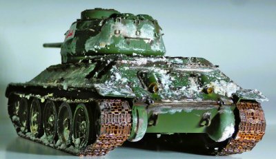 Czołg średni T-34/85 z pomnika w Gdańsku.