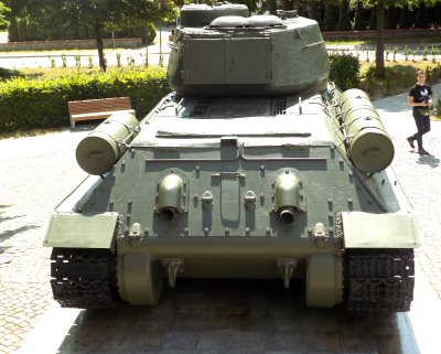 Czołg średni T-34/85 z pomnika w Wejherowie