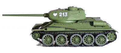 Czołg średni T-34/85 z pomnika w Wejherowie