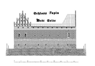 Zamek krzyżacki w Tapiewie (Tapiawie).