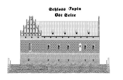 Zamek krzyżacki w Tapiewie (Tapiawie).