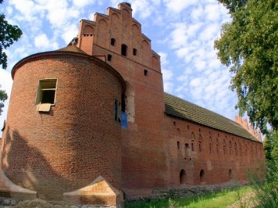 Zamek krzyżacki w Barcianach.