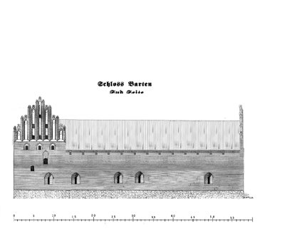 Zamek krzyżacki w Barcianach.