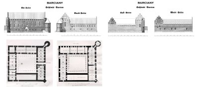 Zamek krzyżacki w Barcianach.