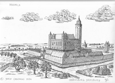 Zamek krzyżacki w Brodnicy.