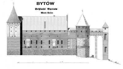 Zamek krzyżacki w Bytowie.