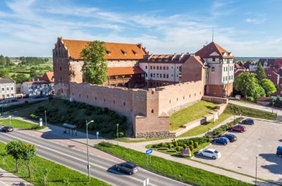 Zamek krzyżacki w Działdowie.