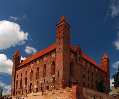 Zamek krzyżacki w Gniewie.