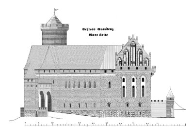 Zamek krzyżacki w Grudziądzu.