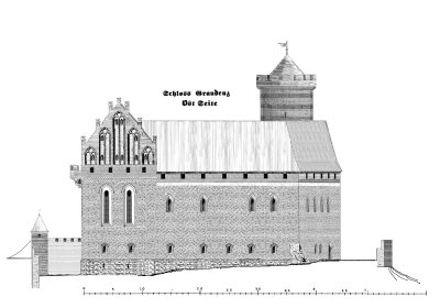 Zamek krzyżacki w Grudziądzu.