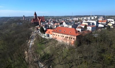 Zamek krzyżacki w Nowem nad Wisłą.