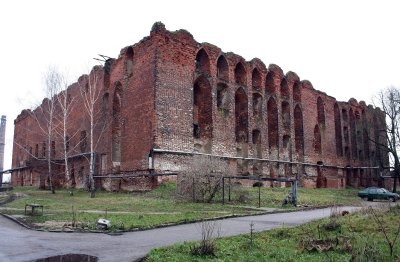 Zamek krzyżacki w Ragnecie.