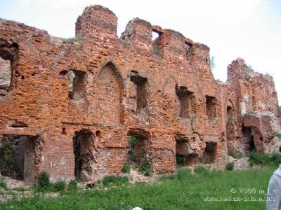 Zamek krzyżacki w Ragnecie.