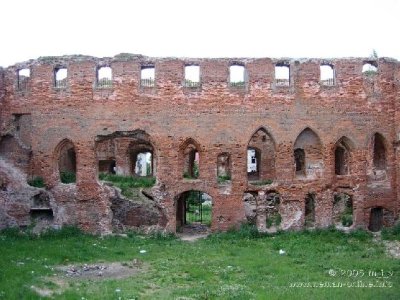 Zamek krzyżacki w Ragnecie.