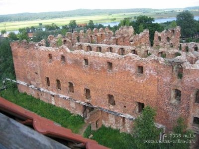 Zamek krzyżacki w Ragnecie.