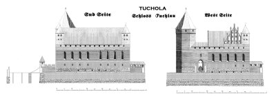 Zamek krzyżacki w Tucholi.