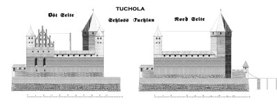 Zamek krzyżacki w Tucholi.