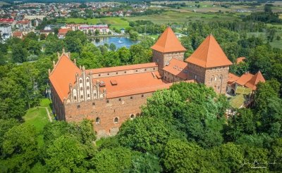 Zamek krzyżacki w Nidzicy.