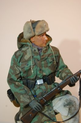 SS-Schütze z 15. Waffen-Grenadier-Division der SS