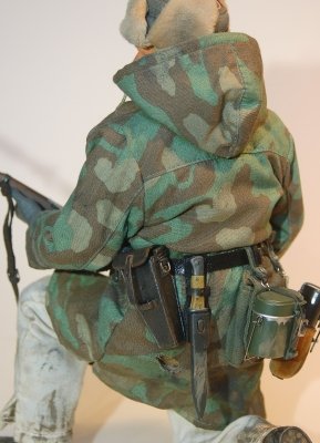 SS-Schütze z 15. Waffen-Grenadier-Division der SS