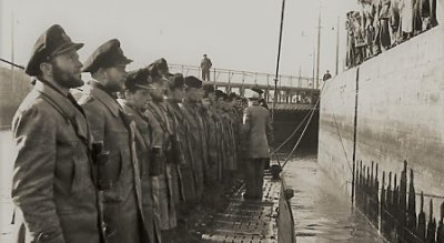 Podoficer z okrętu U96- wyjście w rejs patrolowy