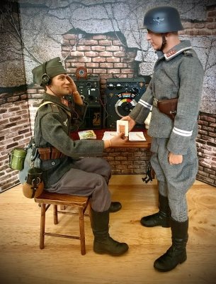 Punkt łączności z Luftnachrichten-Regiment 12.