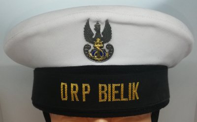 Czapka garnizonowa marynarska - ORP Bielik